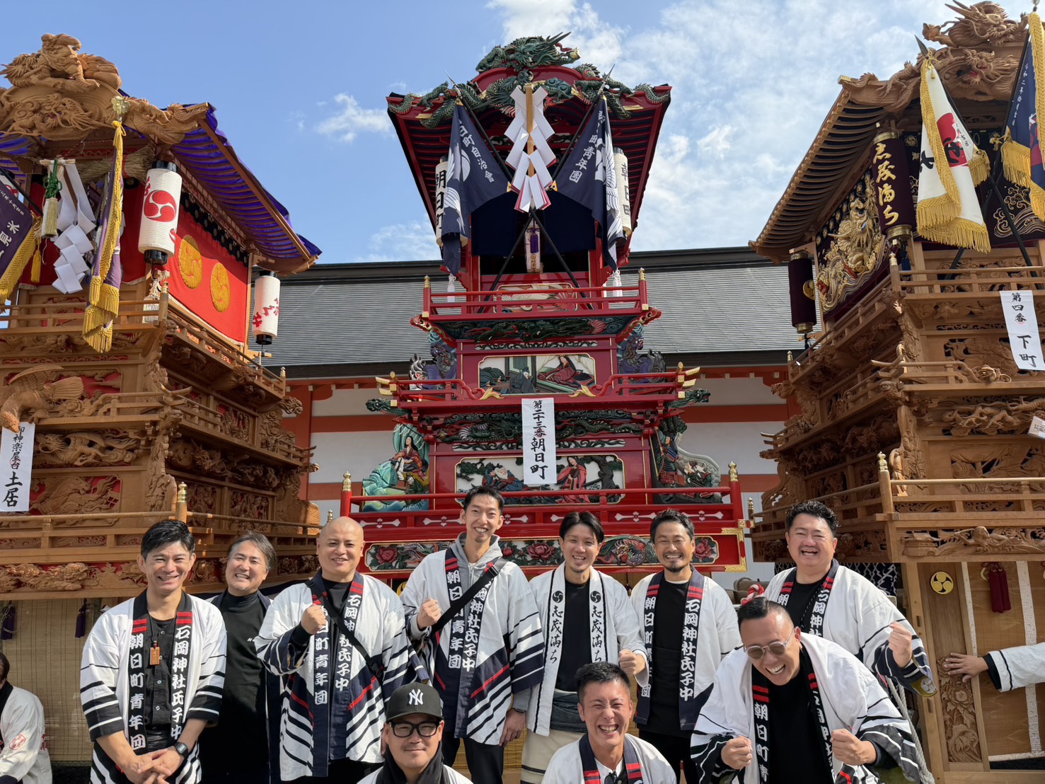 愛媛県西条市のだんじり3台が大分県・宇佐神宮に奉納】曳行を見に行っ